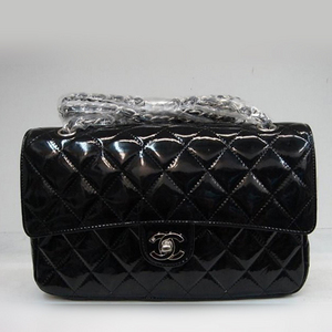 샤넬 클래식 페이던트 블랙/은장