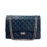 샤넬 빈티지 클래식 2.55 네이비 라지