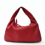 보테가 베네타  hobo lambskin - red