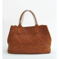 보테가 베네타  cabat lambskin-dark orange