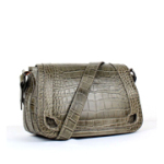 까르띠에 32cm SHOULDER BAG CROCODILE PRINT 카키-2B058