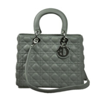 크리스찬 디올 램스킨 토트 9928 그레이