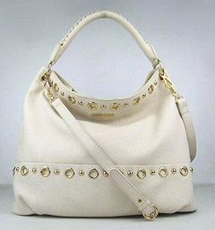 미우미우 1819 숄더백 화이트