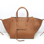 셀린느 2011 FW 팬텀 러기지 베이지 브라운 램스킨