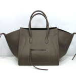 셀린느 2011 FW 팬텀 러기지 그레이 램스킨