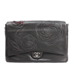 샤넬 11FW 램스킨 로즈플랩백 라지