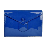 입생로랑 페이던트 클러치 블루