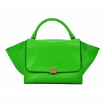 셀린느 2011 FW 트라페제 연두 램스킨