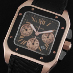 산토스 100 크로노그래프 스틸 엑스트라 라지 모델