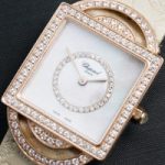 쇼파드 classique femme 금장 써클 큐빅 스위스 쿼츠