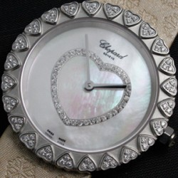 쇼파드 하트 큐빅 은장 / 스위스 쿼츠