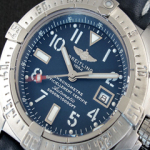 브라이틀링 시계 블랙 가죽 은장 01