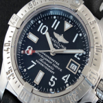 브라이틀링 시계 블랙 가죽 은장 03