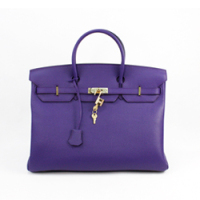 에르메스 벌킨 40cm 보라 / 금장