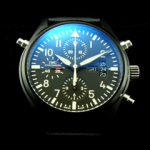 아이더블유씨 Pilot Double Chronograph Limited PVD-1