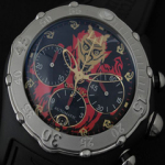 코럼 LUCIFER BUBBLE WATCH - XL DIVER`S WATCH CHRONOGRAPH