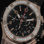 위블로 (HB 7966)Big Bang RGSq Clear Diam CF Black SWISS 7750 A/T-1