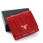 프라다 반지갑 1M0176-레드