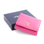 프라다 반지갑 1M0176-핑크