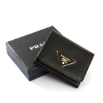 프라다 반지갑 1M0176-블랙