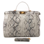 펜디 뱀피무늬 토트크로스백