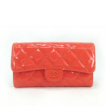 샤넬신상 장지갑 페이던트 레드