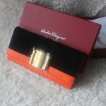 페레가모 지갑 926W 오렌지 블랙