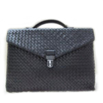 보테가 베네타 브리프케이스 6546 블랙 양가죽