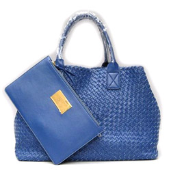 보테가 베네타 카바백 블루