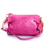 미우미우 리본 파우치 5N1557 퍼플핑크