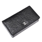 샤넬 로즈지갑 블랙