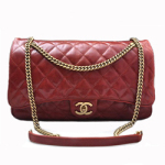 샤넬 칼프스킨 플랩백 CL-0870 버건디