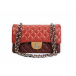 샤넬 램스킨 2.55 미듐 투톤칼라 밝은레드