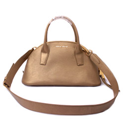 미우미우 볼링백 골드