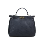 펜디 피카부백 오스트리치 블랙