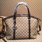 구찌 토트크로스백 다크브라운 G341503