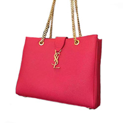 생로랑 샤핑백 푸샤 핑크