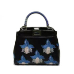 펜디 피카부백  네이비