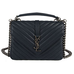 생로랑 모노그램 샤첼백 네이비