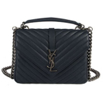 생로랑 모노그램 샤첼백 네이비