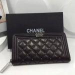 샤넬 보이 지퍼 월릿  2034