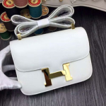 에르메스 콘스탄스 오리지널 박스가죽 화이트