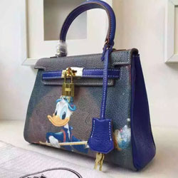 에르메스 오리지널 토고가죽 켈리백 22cm 블루