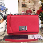 프라다 최고급버전 소가죽 체인크로스백 1BD009  레드