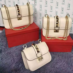 발렌티노 체인 크로스백 아이보리