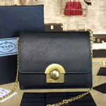 프라다 크로스백 1BH007 블랙