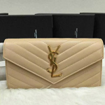 입생로랑 장지갑 2219 베이지