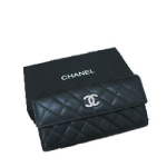 샤넬 캐비어 2단 장지갑