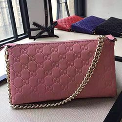 구찌 체인 크로스백 핑크 G428449