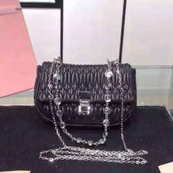 미우미우  체인 숄더백RT0636